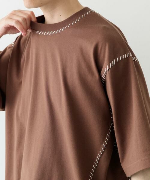 URBAN RESEARCH ITEMS / アーバンリサーチ アイテムズ Tシャツ | ブランケットステッチクルーネックTシャツ | 詳細2
