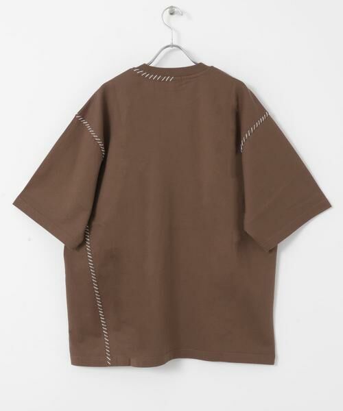 URBAN RESEARCH ITEMS / アーバンリサーチ アイテムズ Tシャツ | ブランケットステッチクルーネックTシャツ | 詳細8