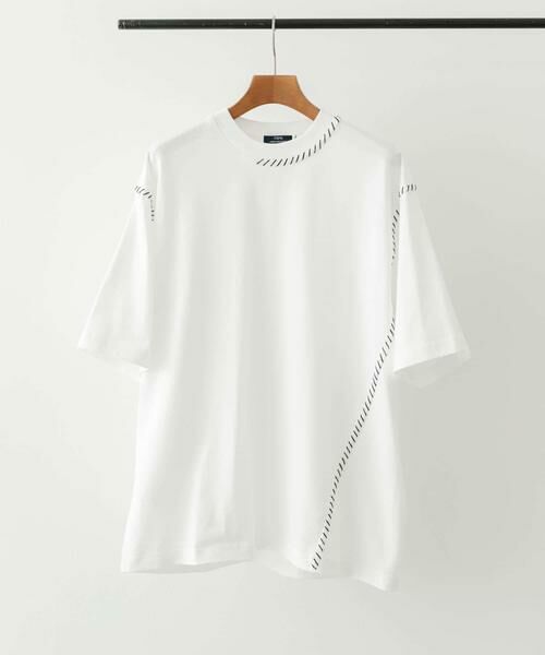 URBAN RESEARCH ITEMS / アーバンリサーチ アイテムズ Tシャツ | ブランケットステッチクルーネックTシャツ | 詳細14