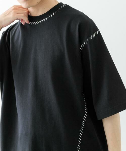 URBAN RESEARCH ITEMS / アーバンリサーチ アイテムズ Tシャツ | ブランケットステッチクルーネックTシャツ | 詳細17