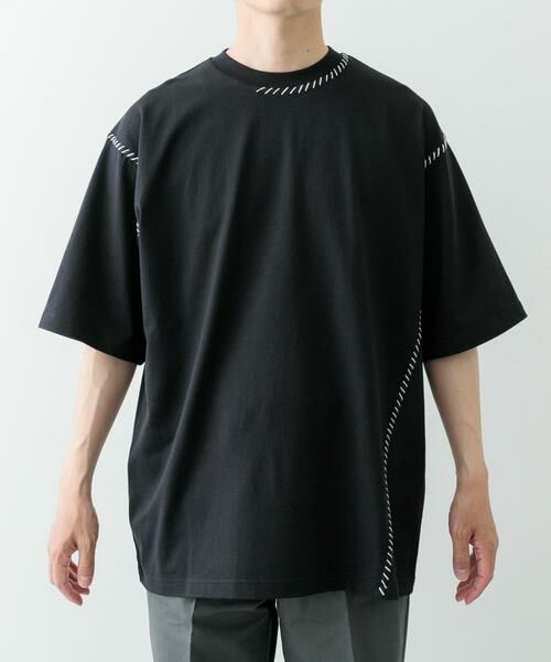 URBAN RESEARCH ITEMS / アーバンリサーチ アイテムズ Tシャツ | ブランケットステッチクルーネックTシャツ | 詳細22