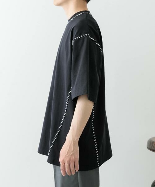 URBAN RESEARCH ITEMS / アーバンリサーチ アイテムズ Tシャツ | ブランケットステッチクルーネックTシャツ | 詳細23