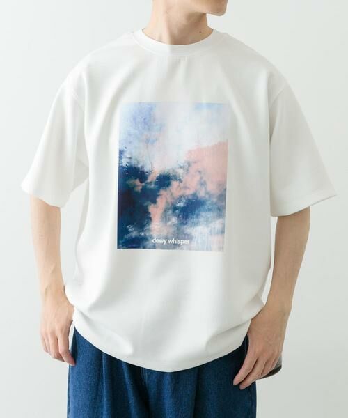 URBAN RESEARCH ITEMS / アーバンリサーチ アイテムズ Tシャツ | Art Graphic ポンチTシャツ Dewy | 詳細2