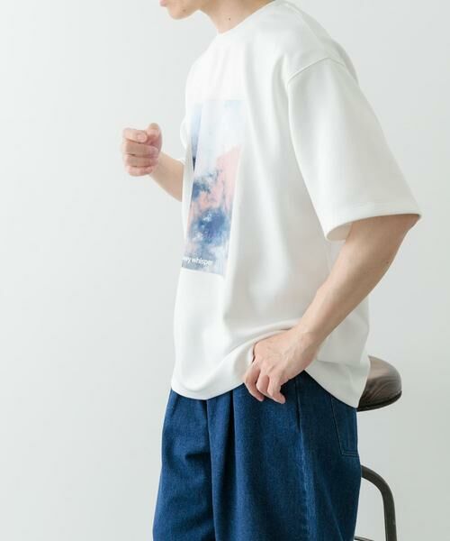 URBAN RESEARCH ITEMS / アーバンリサーチ アイテムズ Tシャツ | Art Graphic ポンチTシャツ Dewy | 詳細4