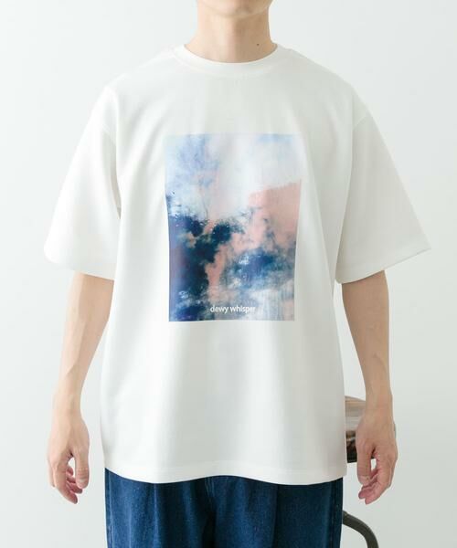 URBAN RESEARCH ITEMS / アーバンリサーチ アイテムズ Tシャツ | Art Graphic ポンチTシャツ Dewy | 詳細7
