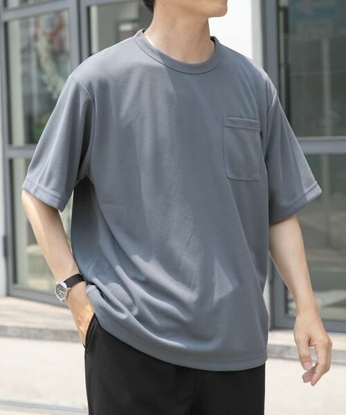 URBAN RESEARCH ITEMS / アーバンリサーチ アイテムズ Tシャツ | 『速乾/イージーケア/UVカット』高機能ポンチショートスリーブカットソー | 詳細1