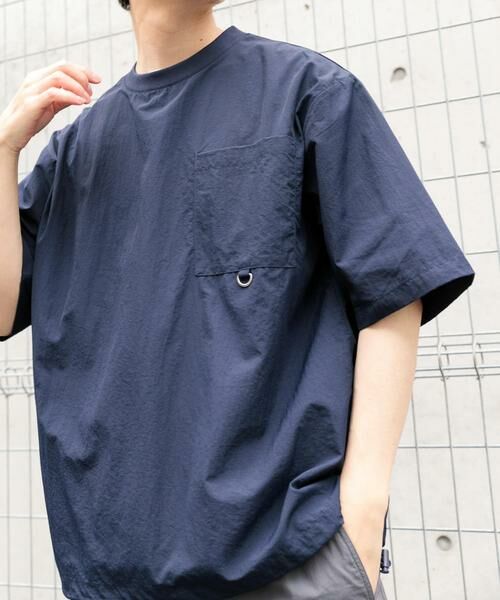URBAN RESEARCH ITEMS / アーバンリサーチ アイテムズ Tシャツ | 『撥水/イージーケア/接触冷感/UVカット』タスランナイロンクルーネックドロストTシャツ | 詳細10