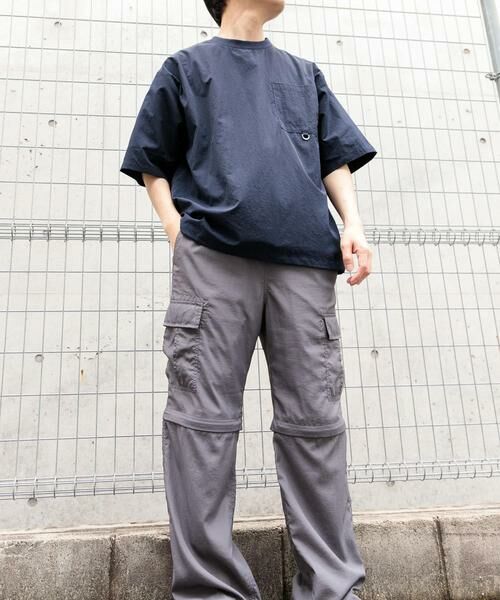 URBAN RESEARCH ITEMS / アーバンリサーチ アイテムズ Tシャツ | 『撥水/イージーケア/接触冷感/UVカット』タスランナイロンクルーネックドロストTシャツ | 詳細12