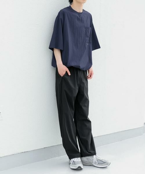 URBAN RESEARCH ITEMS / アーバンリサーチ アイテムズ Tシャツ | 『撥水/イージーケア/接触冷感/UVカット』タスランナイロンクルーネックドロストTシャツ | 詳細6