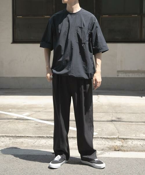 URBAN RESEARCH ITEMS / アーバンリサーチ アイテムズ Tシャツ | 『撥水/イージーケア/接触冷感/UVカット』タスランナイロンクルーネックドロストTシャツ | 詳細25