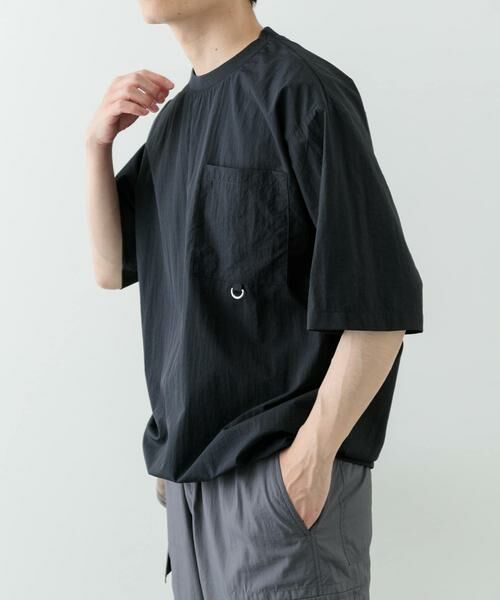 URBAN RESEARCH ITEMS / アーバンリサーチ アイテムズ Tシャツ | 『撥水/イージーケア/接触冷感/UVカット』タスランナイロンクルーネックドロストTシャツ | 詳細29