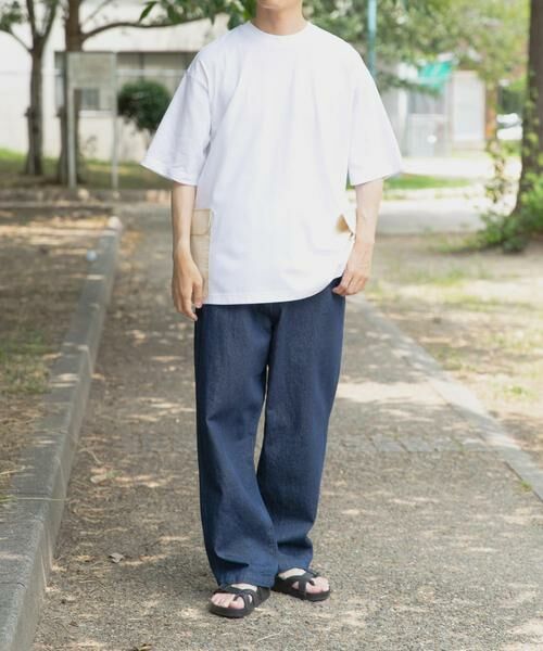 URBAN RESEARCH ITEMS / アーバンリサーチ アイテムズ Tシャツ | サイドポケットキリカエクルーネックTシャツ | 詳細18