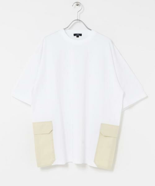 URBAN RESEARCH ITEMS / アーバンリサーチ アイテムズ Tシャツ | サイドポケットキリカエクルーネックTシャツ | 詳細19