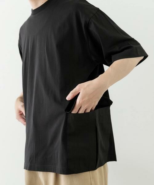URBAN RESEARCH ITEMS / アーバンリサーチ アイテムズ Tシャツ | サイドポケットキリカエクルーネックTシャツ | 詳細22