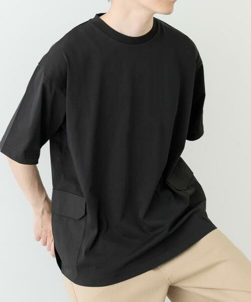 URBAN RESEARCH ITEMS / アーバンリサーチ アイテムズ Tシャツ | サイドポケットキリカエクルーネックTシャツ | 詳細26