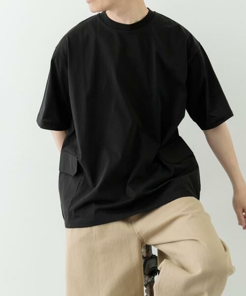 URBAN RESEARCH ITEMS / アーバンリサーチ アイテムズ Tシャツ | サイドポケットキリカエクルーネックTシャツ | 詳細27
