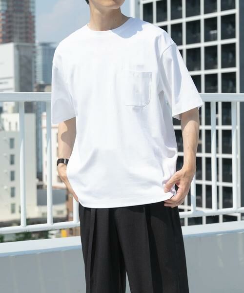 URBAN RESEARCH ITEMS / アーバンリサーチ アイテムズ Tシャツ | Fine Cotton クルーネックポケットTシャツ | 詳細8