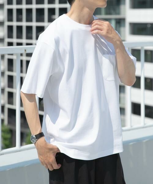 URBAN RESEARCH ITEMS / アーバンリサーチ アイテムズ Tシャツ | Fine Cotton クルーネックポケットTシャツ | 詳細9