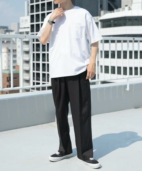 URBAN RESEARCH ITEMS / アーバンリサーチ アイテムズ Tシャツ | Fine Cotton クルーネックポケットTシャツ | 詳細10