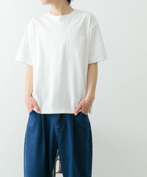 URBAN RESEARCH ITEMS / アーバンリサーチ アイテムズ Tシャツ | Fine Cotton クルーネックポケットTシャツ | 詳細13