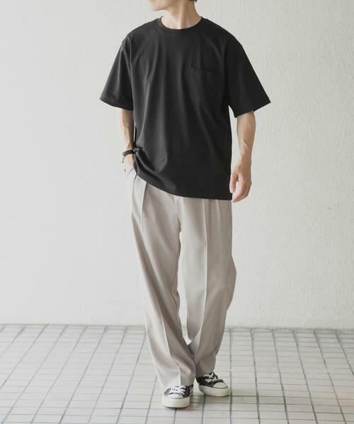 URBAN RESEARCH ITEMS / アーバンリサーチ アイテムズ Tシャツ | Fine Cotton クルーネックポケットTシャツ | 詳細24
