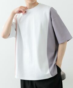 URBAN RESEARCH ITEMS / アーバンリサーチ アイテムズ Tシャツ | フェイクスエードドッキング半袖Tops