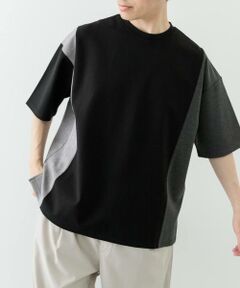 URBAN RESEARCH ITEMS / アーバンリサーチ アイテムズ Tシャツ | フェイクスエードドッキング半袖Tops