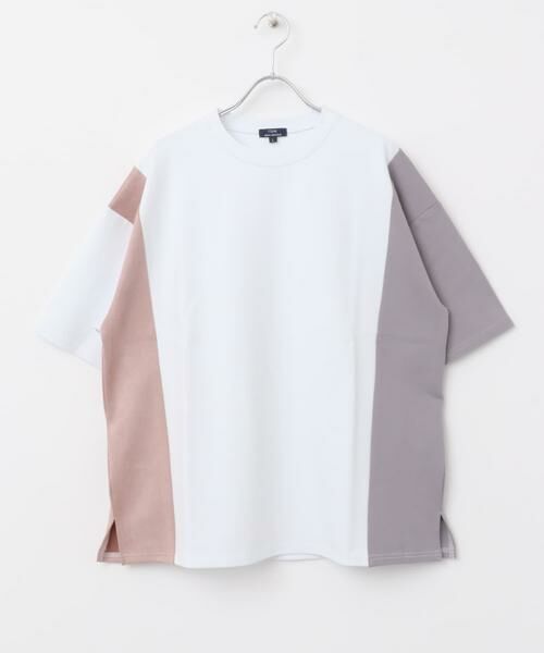 URBAN RESEARCH ITEMS / アーバンリサーチ アイテムズ Tシャツ | フェイクスエードドッキング半袖Tops | 詳細6