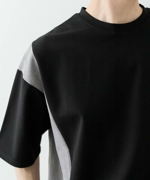 URBAN RESEARCH ITEMS / アーバンリサーチ アイテムズ Tシャツ | フェイクスエードドッキング半袖Tops | 詳細8
