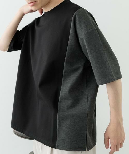 URBAN RESEARCH ITEMS / アーバンリサーチ アイテムズ Tシャツ | フェイクスエードドッキング半袖Tops | 詳細11