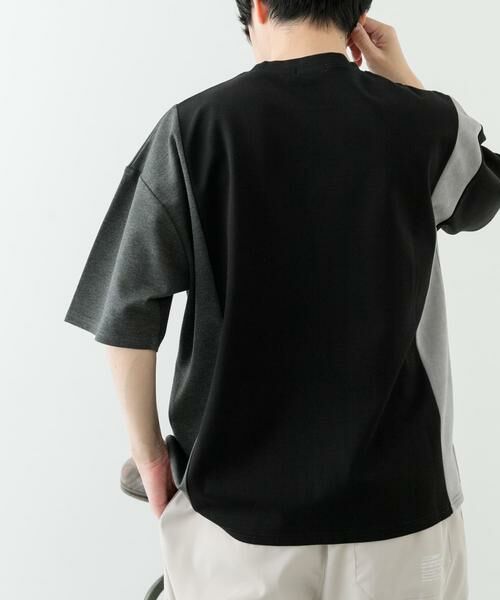 URBAN RESEARCH ITEMS / アーバンリサーチ アイテムズ Tシャツ | フェイクスエードドッキング半袖Tops | 詳細12