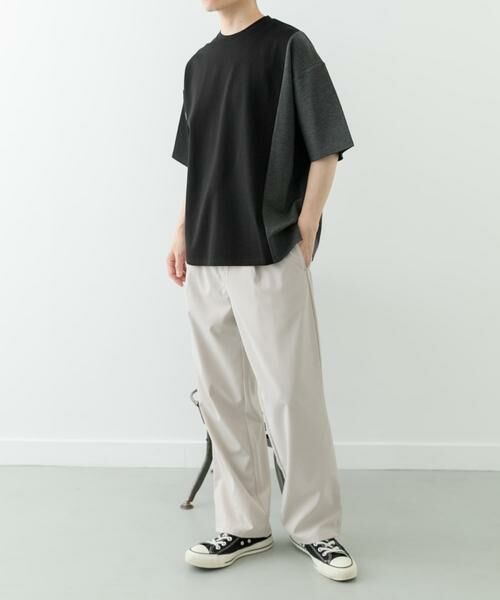 URBAN RESEARCH ITEMS / アーバンリサーチ アイテムズ Tシャツ | フェイクスエードドッキング半袖Tops | 詳細13