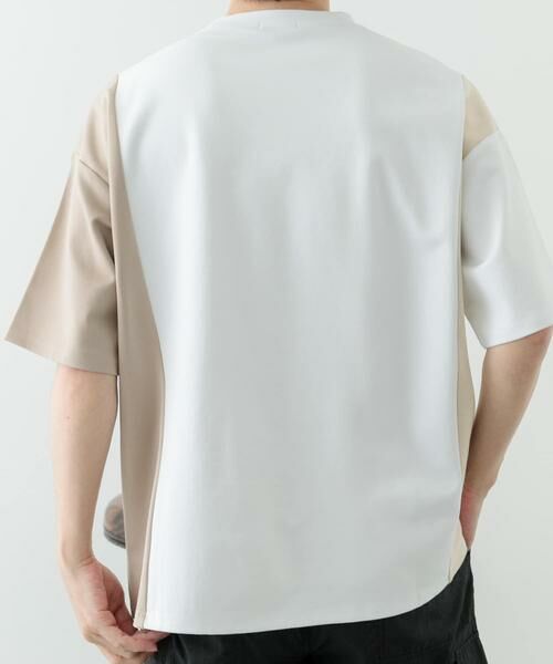 URBAN RESEARCH ITEMS / アーバンリサーチ アイテムズ Tシャツ | フェイクスエードドッキング半袖Tops | 詳細19