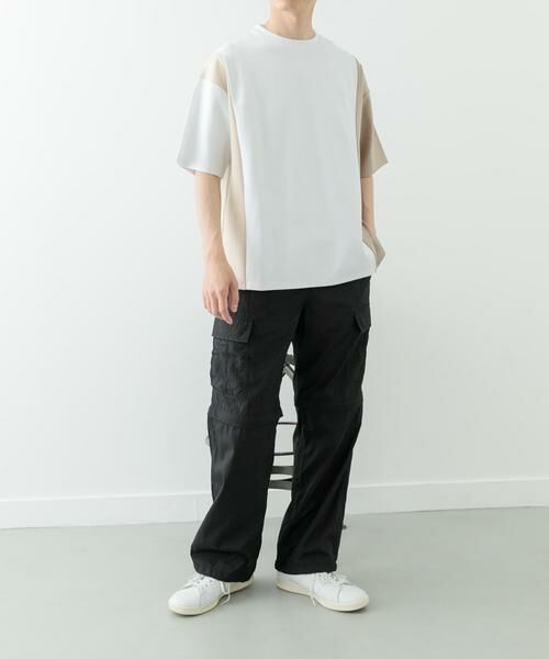 URBAN RESEARCH ITEMS / アーバンリサーチ アイテムズ Tシャツ | フェイクスエードドッキング半袖Tops | 詳細20