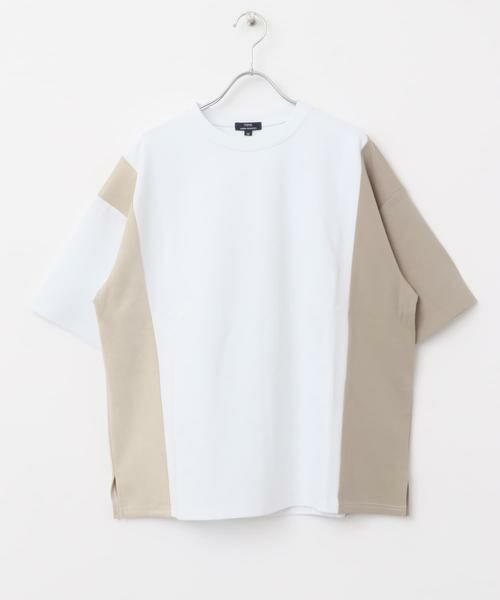 URBAN RESEARCH ITEMS / アーバンリサーチ アイテムズ Tシャツ | フェイクスエードドッキング半袖Tops | 詳細21