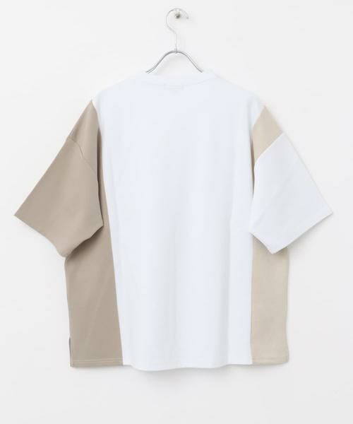 URBAN RESEARCH ITEMS / アーバンリサーチ アイテムズ Tシャツ | フェイクスエードドッキング半袖Tops | 詳細22