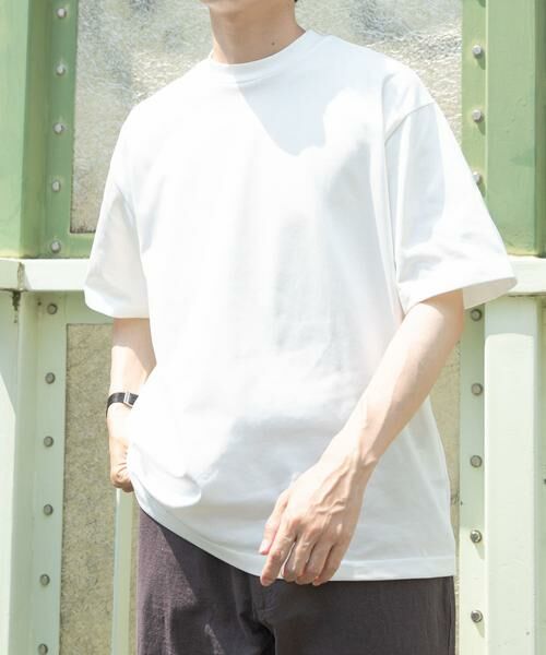 URBAN RESEARCH ITEMS/アーバンリサーチ アイテムズ 『接触冷感/UVカット』シルケットクルーネックTシャツ ホワイト S URBAN RESEARCH ITEMS/アーバンリサーチ アイテムズ 『接触冷感/UVカット』シルケットクルーネックTシャツ ホワイト S