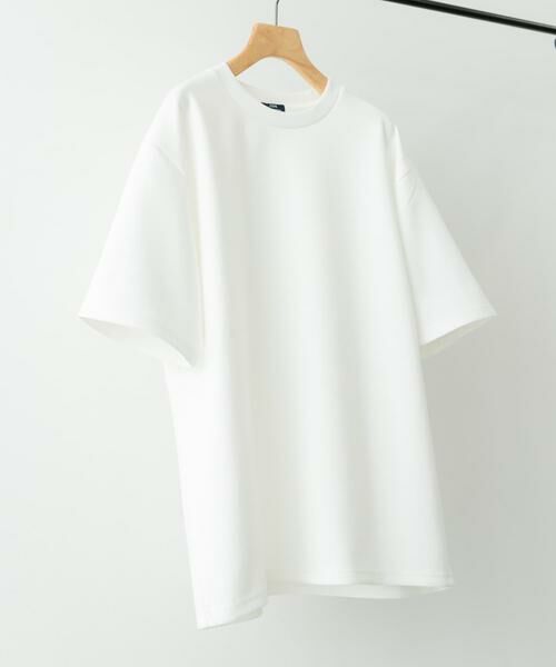 URBAN RESEARCH ITEMS/アーバンリサーチ アイテムズ ダンボールショートスリーブカットソー ホワイト S URBAN RESEARCH ITEMS/アーバンリサーチ アイテムズ ダンボールショートスリーブカットソー ホワイト S