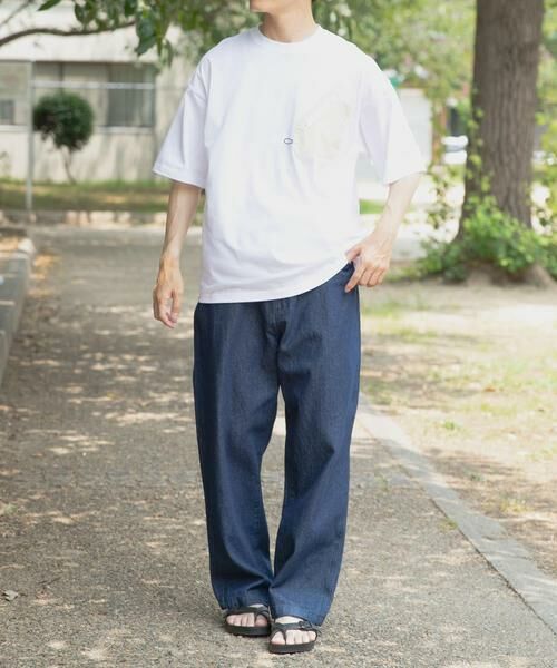 URBAN RESEARCH ITEMS / アーバンリサーチ アイテムズ Tシャツ | ジップポケットキリカエクルーネックTシャツ | 詳細15