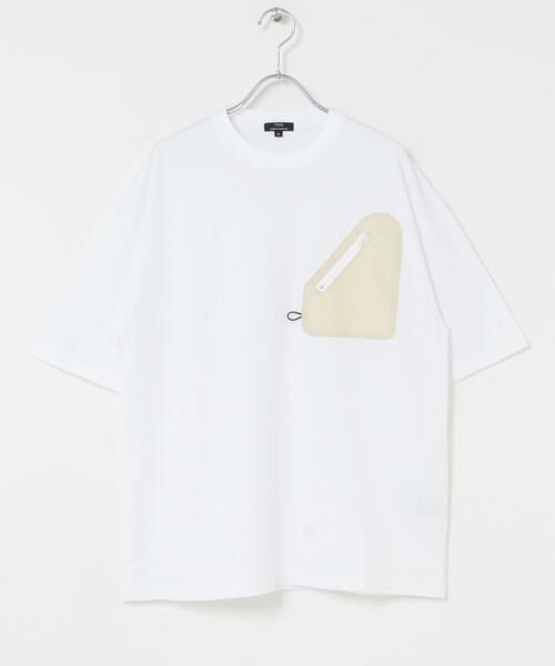 URBAN RESEARCH ITEMS / アーバンリサーチ アイテムズ Tシャツ | ジップポケットキリカエクルーネックTシャツ | 詳細16