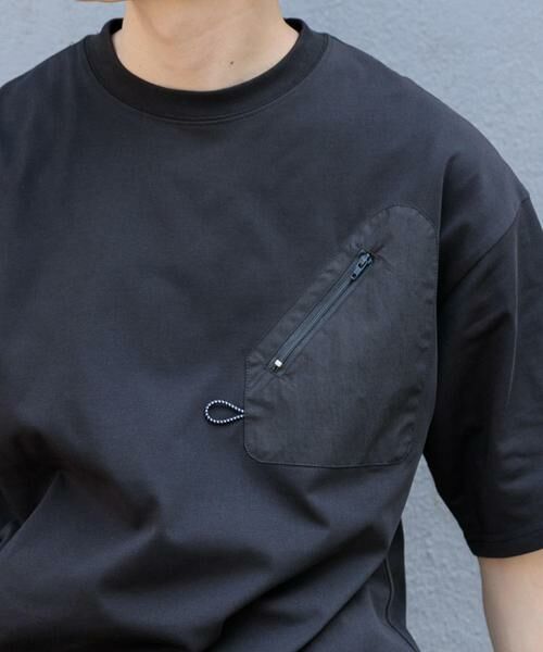 URBAN RESEARCH ITEMS / アーバンリサーチ アイテムズ Tシャツ | ジップポケットキリカエクルーネックTシャツ | 詳細18