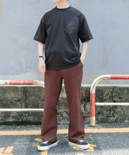 URBAN RESEARCH ITEMS / アーバンリサーチ アイテムズ Tシャツ | ジップポケットキリカエクルーネックTシャツ | 詳細21