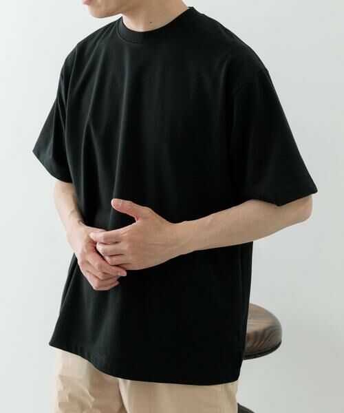 URBAN RESEARCH ITEMS/アーバンリサーチ アイテムズ 『XLサイズあり』接触冷感裏メッシュクルーネックtops ブラック L URBAN RESEARCH ITEMS/アーバンリサーチ アイテムズ 『XLサイズあり』接触冷感裏メッシュクルーネックtops ブラック L