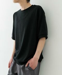 URBAN RESEARCH ITEMS / アーバンリサーチ アイテムズ Tシャツ | クレープジョーゼットクルーネック Tシャツ