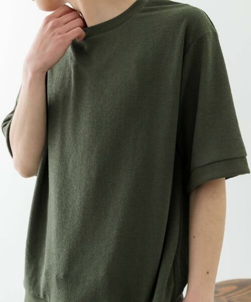 URBAN RESEARCH ITEMS / アーバンリサーチ アイテムズ Tシャツ | クレープジョーゼットクルーネック Tシャツ | 詳細1