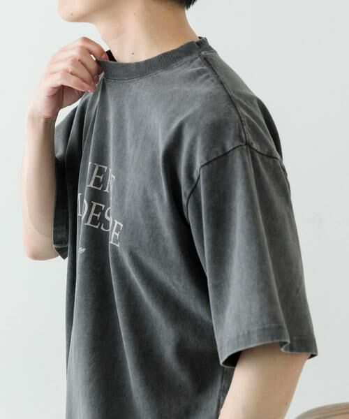 URBAN RESEARCH ITEMS / アーバンリサーチ アイテムズ Tシャツ | パウダー加工天竺半袖Tシャツ | 詳細10