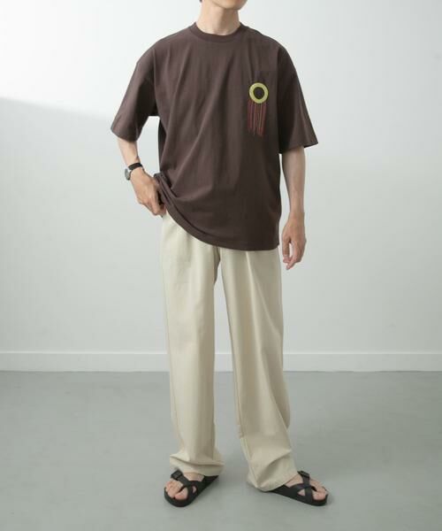 URBAN RESEARCH ITEMS / アーバンリサーチ アイテムズ Tシャツ | フリンジ刺繍T-shirts Circle | 詳細6