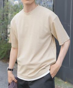 URBAN RESEARCH ITEMS / アーバンリサーチ アイテムズ Tシャツ | フェイクレイヤードドビートップス