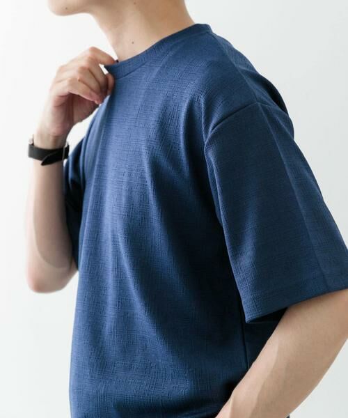 URBAN RESEARCH ITEMS / アーバンリサーチ アイテムズ Tシャツ | フェイクレイヤードドビートップス | 詳細1