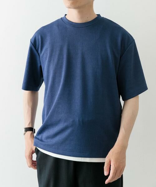 URBAN RESEARCH ITEMS / アーバンリサーチ アイテムズ Tシャツ | フェイクレイヤードドビートップス | 詳細2